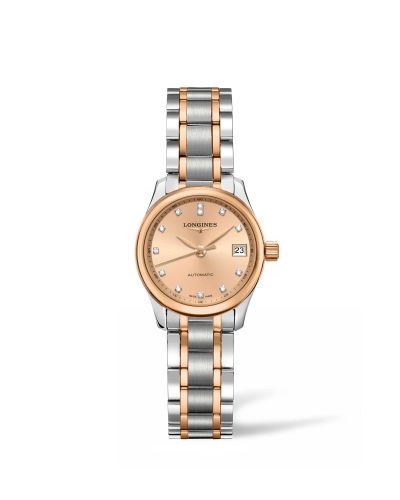 Longines Master Collection Date 25.5 Stainless Steel - Pink Gold / Bronze / Bracelet L2.128.5.99.7