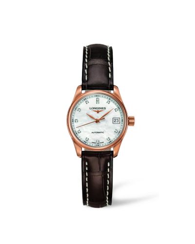 Longines Master Collection Date 25.5 Pink Gold / MOP L2.128.8.87.3