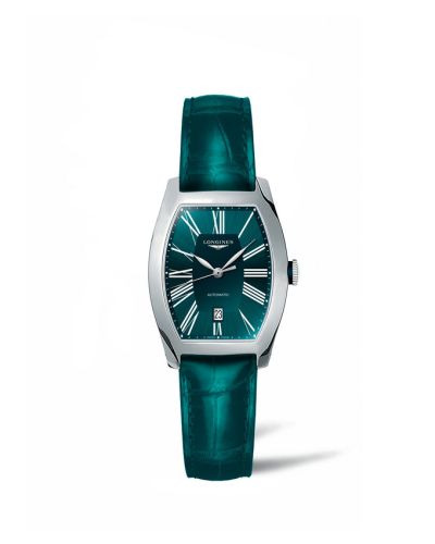Longines Evidenza 26 Automatic Stainless Steel / Petroleum L2.142.4.60.2
