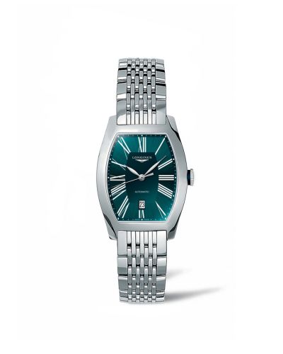Longines Evidenza 26 Automatic Stainless Steel / Petroleum / Bracelet L2.142.4.60.6