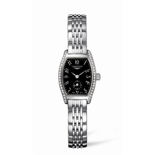 Longines Evidenza 19.6 Diamond Black Bracelet L2.175.0.53.6