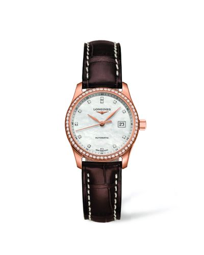 Longines Master Collection Date 29 Pink Gold Diamond L2.257.9.87.3