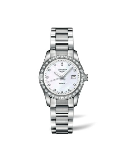 Longines Conquest Classic Automatic 29.5 Stainless Steel / Diamond / MOP L2.285.0.87.6