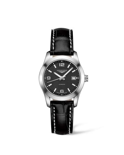 Longines Conquest Classic Automatic 29.5 Stainless Steel / Black / Strap L2.285.4.56.3