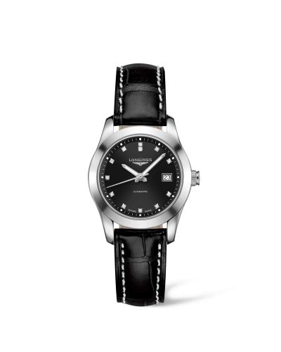 Longines Conquest Classic Automatic 29.5 Stainless Steel / Black / Strap L2.285.4.58.3