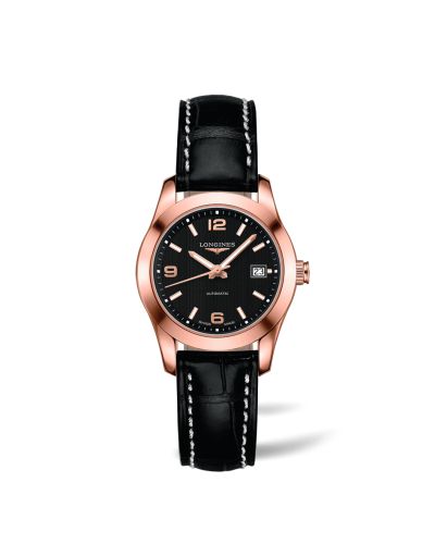 Longines Conquest Classic Automatic 29.5 Red Gold / Black L2.285.8.56.3