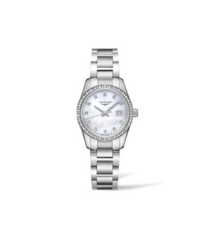 Longines Conquest Classic Quartz 29.5 Stainless Steel - Diamond / MOP L2.286.0.87.6