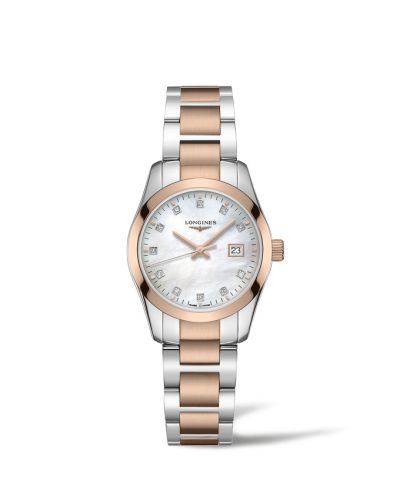 Longines Conquest Classic Quartz 29.5 Stainless Steel / Red Gold PVD / MOP L2.286.3.87.7