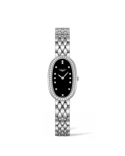 Longines Symphonette M Diamond / Black / Bracelet L2.305.0.57.6