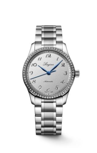 Longines Master Collection Date 34 Stainless Steel - Diamond / Silver / Bracelet L2.357.0.73.6