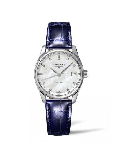 Longines Master Collection Date 34 Stainless Steel / MOP L2.357.4.87.0