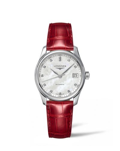 Longines Master Collection Date 34 Stainless Steel / MOP L2.357.4.87.2