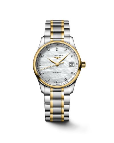 Longines Master Collection Date 34 Stainless Steel - Yellow Gold / MOP L2.357.5.87.7