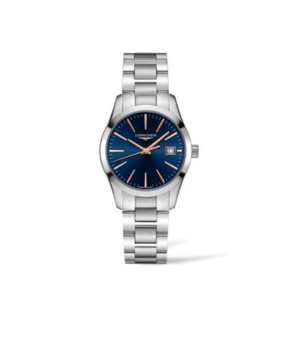 Longines Conquest Classic Quartz 34 Stainless Steel / Blue L2.386.4.92.6