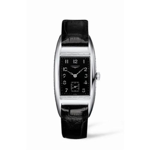 Longines BelleArti 25 Quartz Stainless Steel Black L2.501.4.53.4