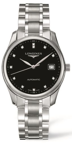 Longines Master Collection Date 36 Black Diamond / Bracelet L2.518.4.57.6