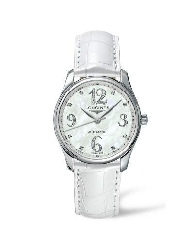 Longines Master Collection Date 36 Stainless Steel MOP L2.518.4.88.2