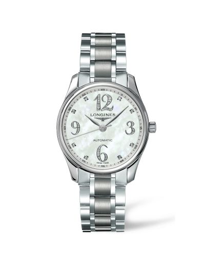 Longines Master Collection Date 36 Stainless Steel MOP L2.518.4.88.6