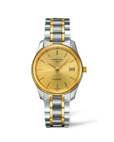 Longines Master Collection Date 36 Two Tone Gold Stick L2.518.5.32.7