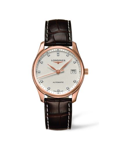 Longines Master Collection Date 36 Pink Gold Diamond L2.518.8.77.3