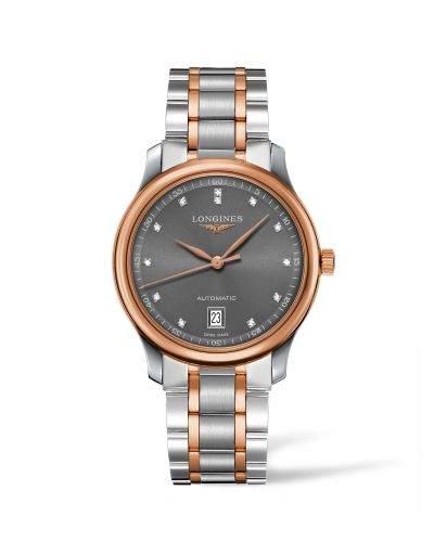 Longines Master Collection Date 38.5 Two Tone Rose / Grey L2.628.5.07.7