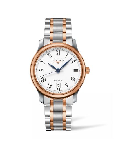 Longines Master Collection Date 38.5 Two Tone Rose / Roman L2.628.5.19.7