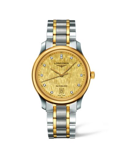 Longines Master Collection Date 38.5 Two Tone Linen L2.628.5.38.7