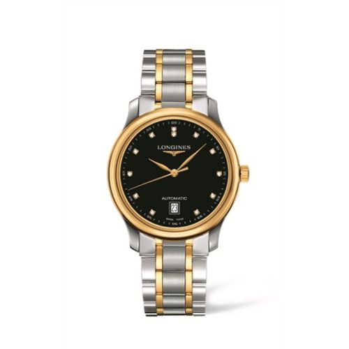 Longines Master Collection Date 38.5 Two Tone Black L2.628.5.57.7