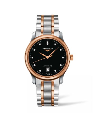 Longines Master Collection Date 38.5 Two Tone Rose / Black L2.628.5.59.7