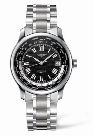 Longines Master Collection Worldtime Black Bracelet L2.631.4.51.6