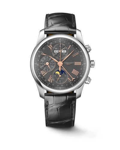 Longines Master Collection 40 Chronograph Calendar Stainless Steel / Anthracite L2.673.4.61.2
