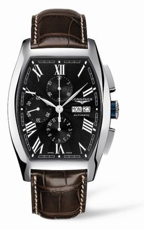Longines Evidenza Chronograph XL Black L2.701.4.58.9