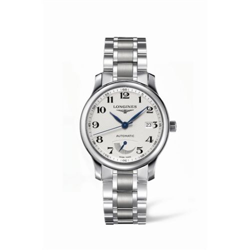Longines Master Collection 38.5mm Power Reserve Stainless Steel / Silver-Arabic / Bracelet L2.708.4.78.6