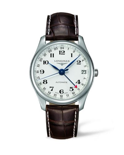 Longines Master Collection 42 24h Stainless Steel / Silver-Arabic / Alligator XL L2.718.4.70.5
