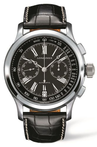 Longines Lindbergh's Atlantic Voyage Watch Black L2.730.4.58.0