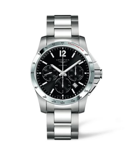 Longines Conquest Chronograph Automatic 41mm Black L2.743.4.56.6