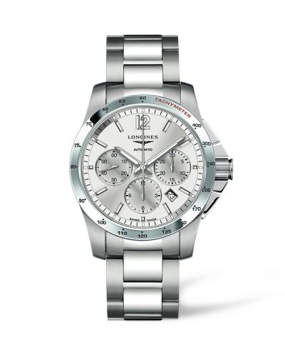 Longines Conquest Chronograph Automatic 41mm Silver L2.743.4.76.6