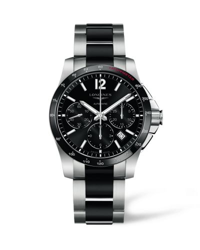 Longines Conquest Chronograph Automatic 41mm Ceramic L2.744.4.56.7