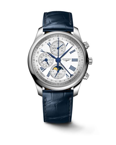 Longines Master Collection 42 Chronograph Calendar Stainless Steel / Silver L2.773.4.71.2