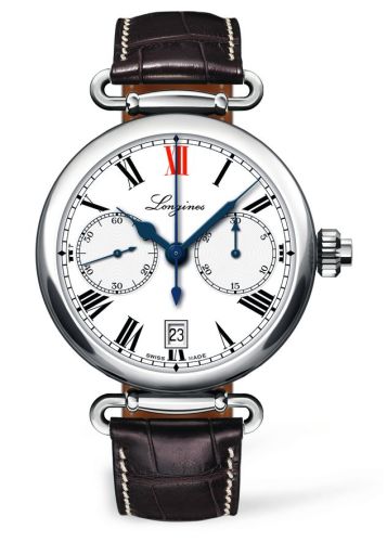 Longines Mono Pusher Chronograph 180th Anniversary Watch Roman L2.776.4.21.3