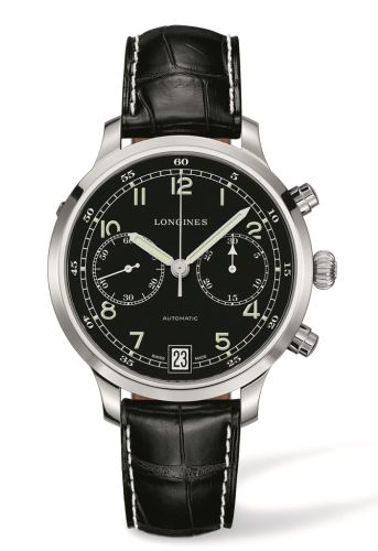 Longines Military 1938 Chronograph Croc L2.790.4.53.3