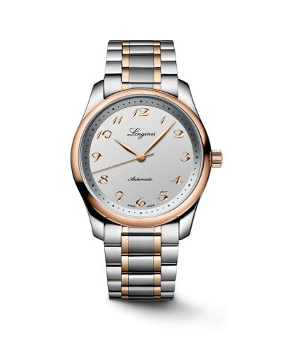 Longines Master Collection 40 Date Stainless Steel - Pink Gold / Silver / Bracelet L2.793.5.70.7