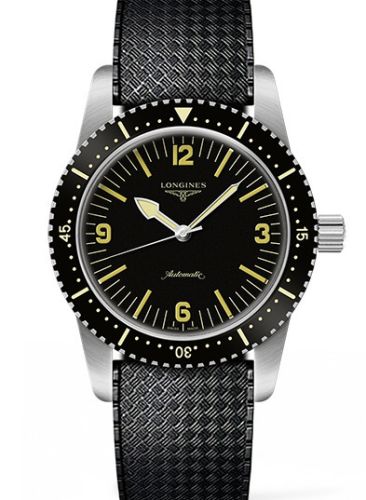 Longines Skin Diver Stainless Steel / Black / Rubber L2.822.4.56.9