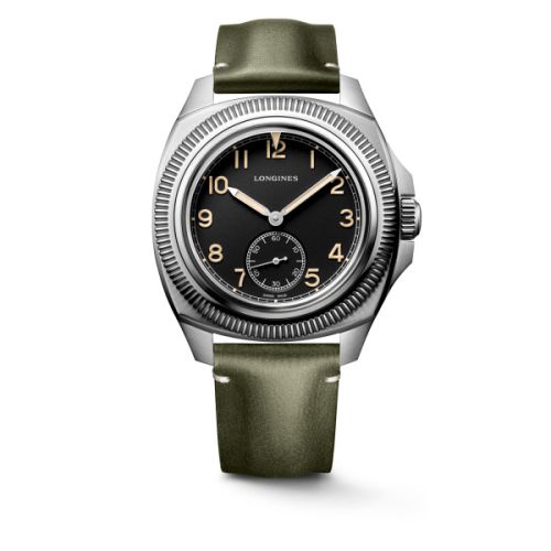 Longines Pilot Majetek / Calf Green L2.838.4.53.2