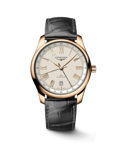Longines Master Collection 40 GMT Pink Gold / Silver L2.844.8.71.2