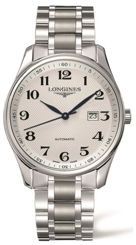 Longines Master Collection 42 Date Stainless Steel / Silver-Arabic / Bracelet L2.893.4.78.6