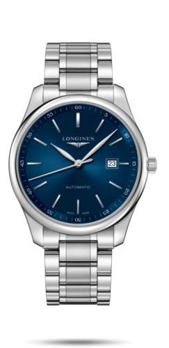 Longines Master Collection 42 Date Stainless Steel / Blue / Bracelet L2.893.4.92.6