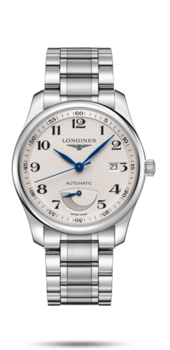 Longines Master Collection 40mm Power Reserve Stainless Steel / Silver-Arabic / Bracelet L2.908.4.78.6