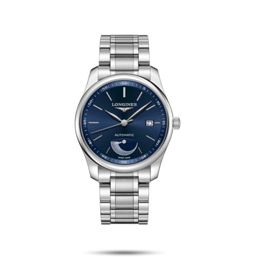 Longines Master Collection 40mm Power Reserve Stainless Steel / Blue / Bracelet L2.908.4.92.6