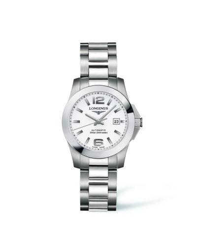 Longines Conquest 29.5 Automatic Stainless Steel White L3.276.4.16.6